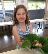 Bella making laulau