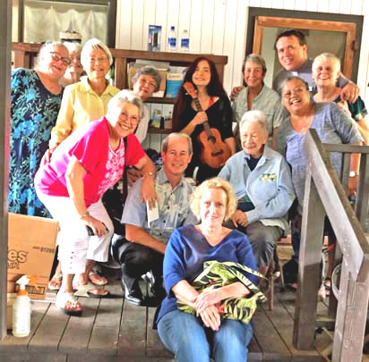 Visiting Lois Murphy